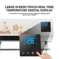 FYHALE 8,000 Btu 115V Wall Mounted Air Conditioner with Remote Control (Heating and Cooling)
